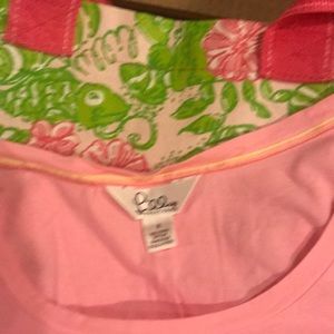 Lilly Pulitzer shirt and bag